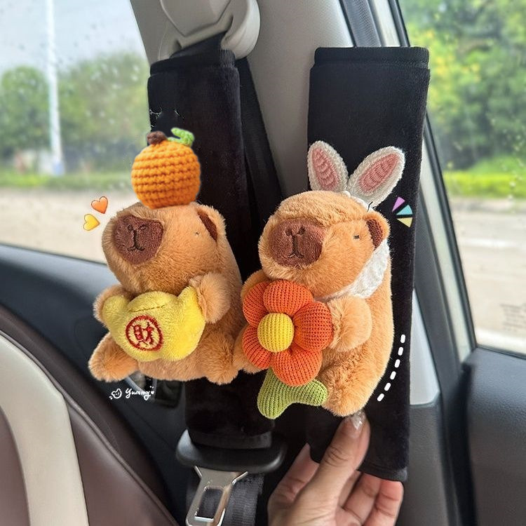 Capybara car decoration ornament, shoulder pad, center console, for girls, 2024 new model for car display screen