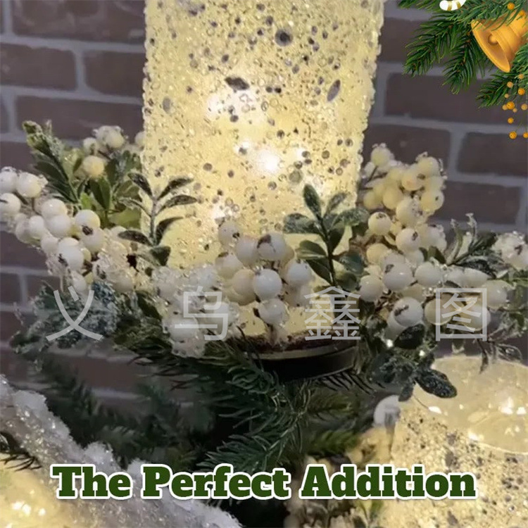 新品Shelf for Christmas Treeクリスマス燭台木頂鉄芸装飾ろうそく座スタンド|undefined