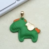 Oil-rimmed green horse + golden chirp