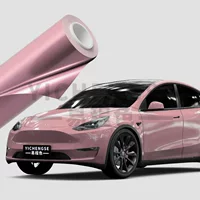 Оптовая продажа розовой TPU пленки для защиты автомобиля Sakura, пленка PPF для защиты лакокрасочного покрытия, пленка с эффектом смены цвета, антицарапинная самовосстанавливающаяся пленка