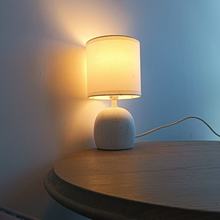 新款现代简约台灯工艺摆件床头灯文艺书房酒店小夜灯创意 陶瓷灯