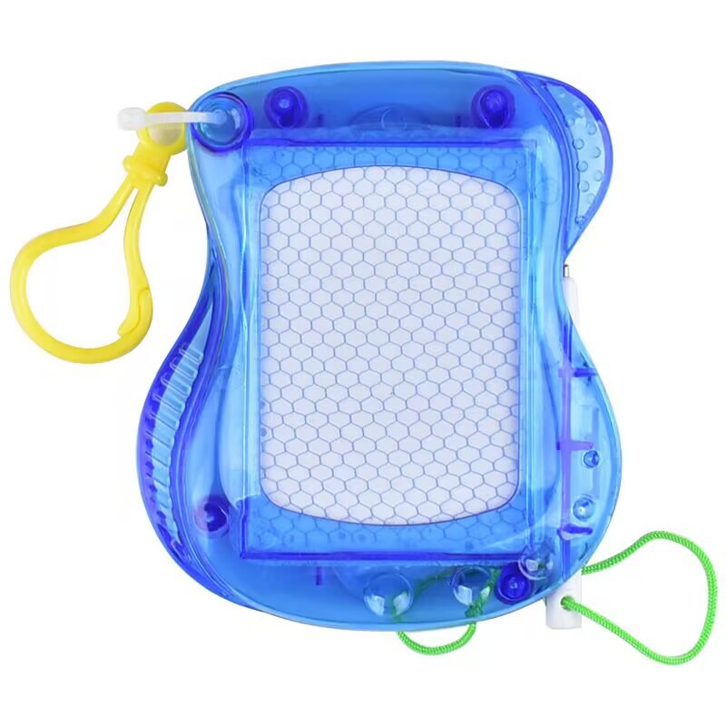 Pequeño libro rojo con el mismo estilo de color de contraste de corazón de niña tablero de escritura magnético mini tablero de escritura a mano tablero de dibujo llavero colgante regalo