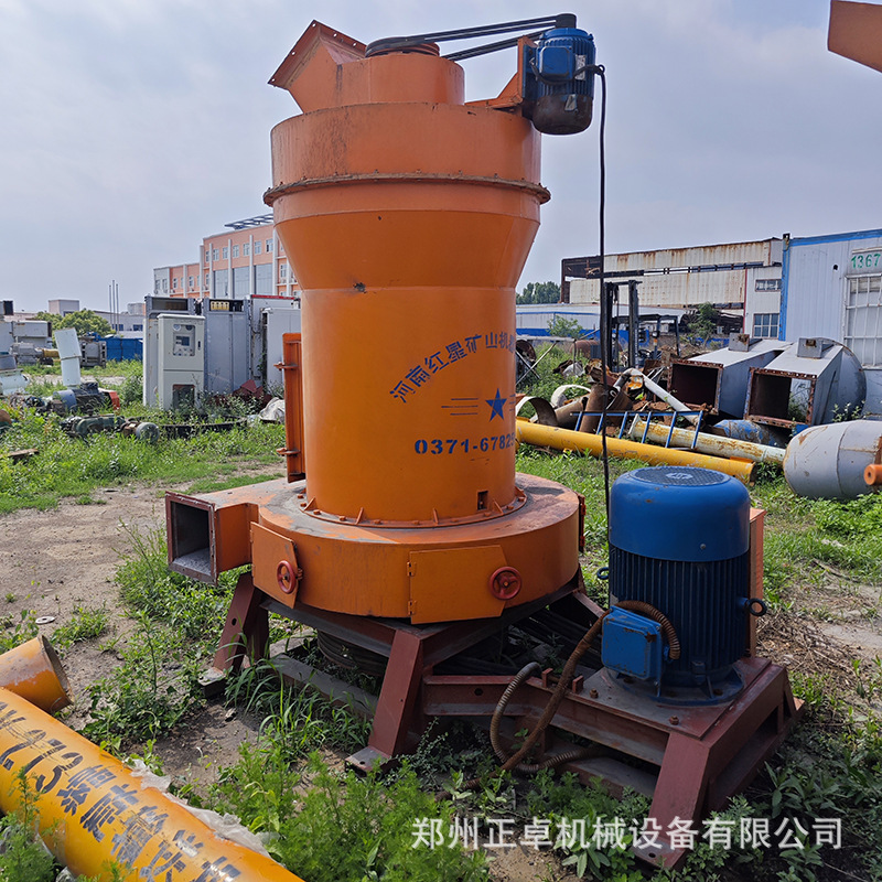 小型二手高岭土铝矿石粉碎机 水镁石氧化镁磨粉机 二手矿石雷蒙磨