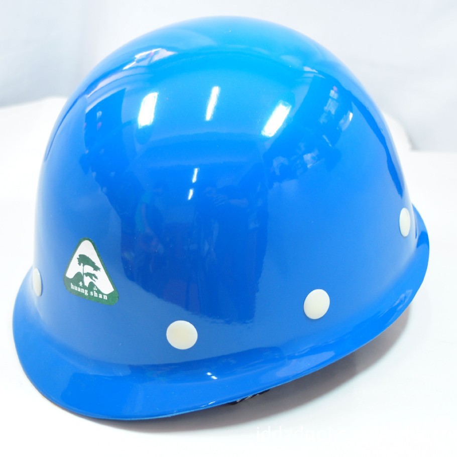 供应黄山牌玻璃钢盔式安全帽 小沿日式 建筑安全帽CE认证