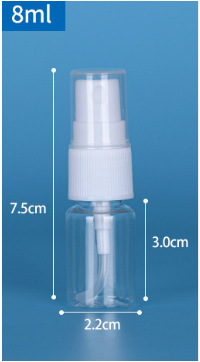 Botella de spray portátil de material PET 30ml botella de spray de subenvasado cosmético botella de viaje pequeña botella vacía al por mayor