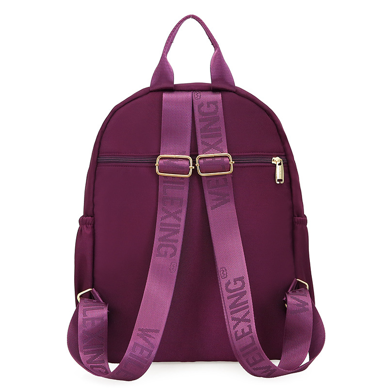 Mochila de nylon de estilo coreano mochila de viaje de moda de las mujeres bolsa de viaje de gran capacidad para las mamás de mediana edad