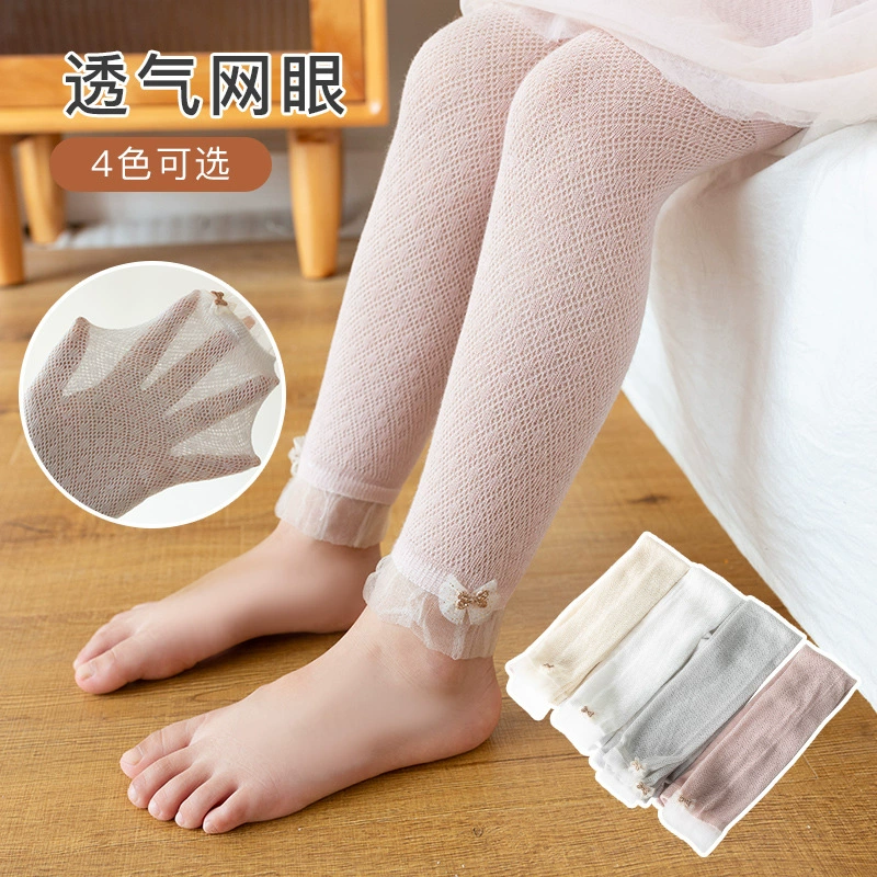Летняя одежда, л leggings, детский репеллент от комаров, штаны для девочек, западный стиль, детская одежда
