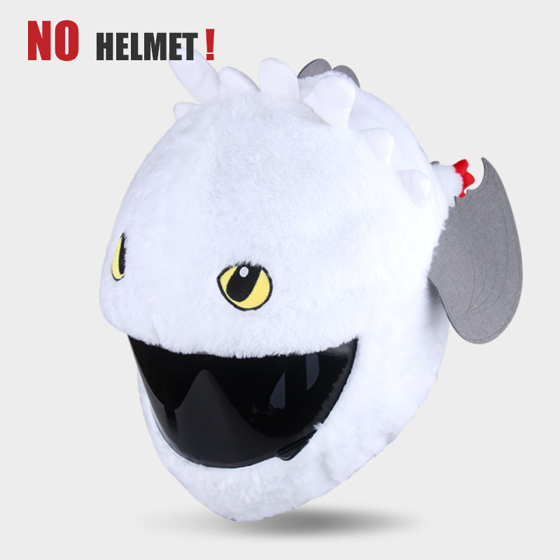 Motuoche – Motorcycle Helmet Cover Dəbilqə (Kaska) aksesuarları - white-dragon