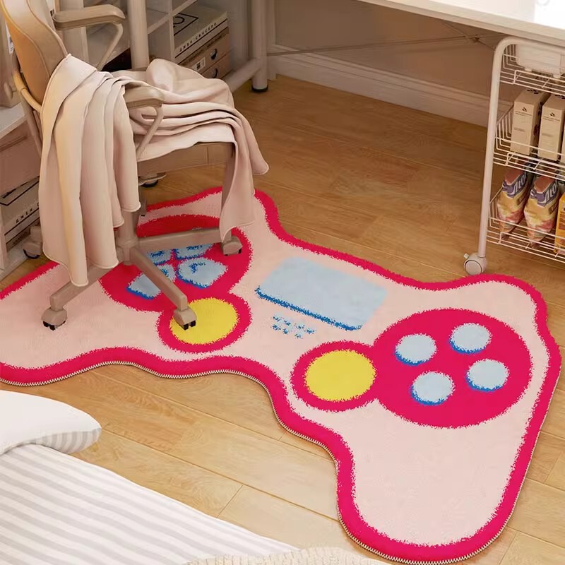 Amazon temu ドロップシッピング ゲーム コントローラー イミテーション カシミア フロア マット バスルーム吸収性フット マット エントリー イージー ケア ドア マット|undefined