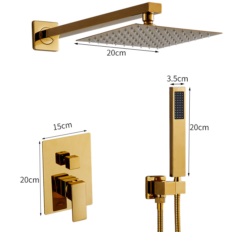 Oro 7107D con pulverización superior 304 de 10 pulgadas
