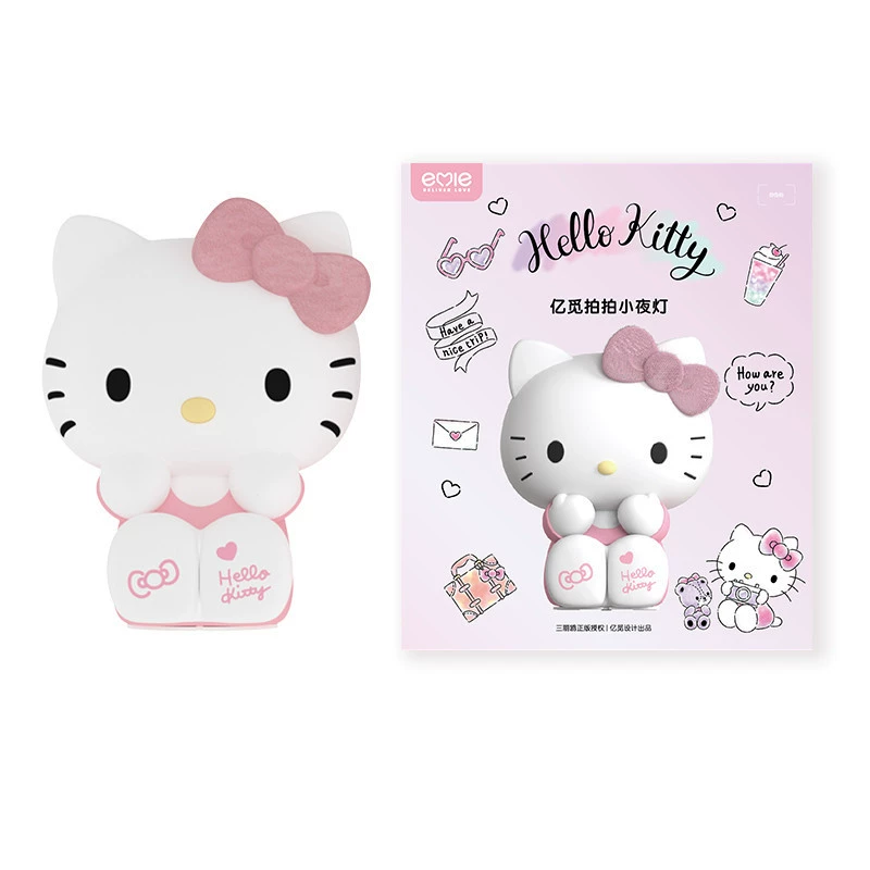 Ночник (Hello Kitty) D09, силикон + ABS, перезаряжаемый аккумулятор 1200 mAh