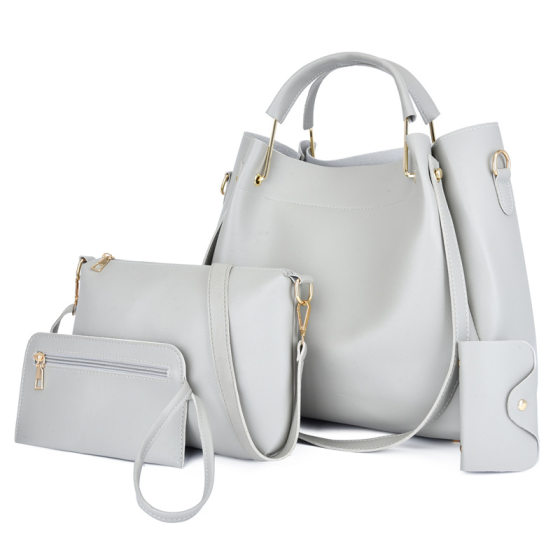 Women's bag bucket bag 2023 new four-piece set large capacity shoulder messenger bag one-piece delivery