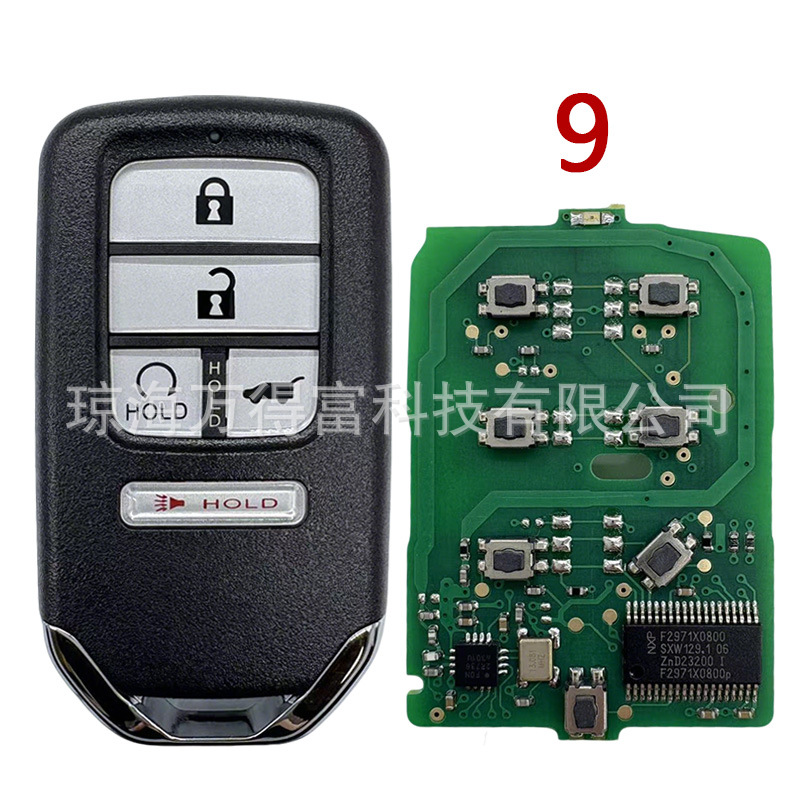 Fccid: Kr5V2X Is Suitable for Honda Vezel, Civic, Pilot, Fit Key with 47 Chip 433 Car Key