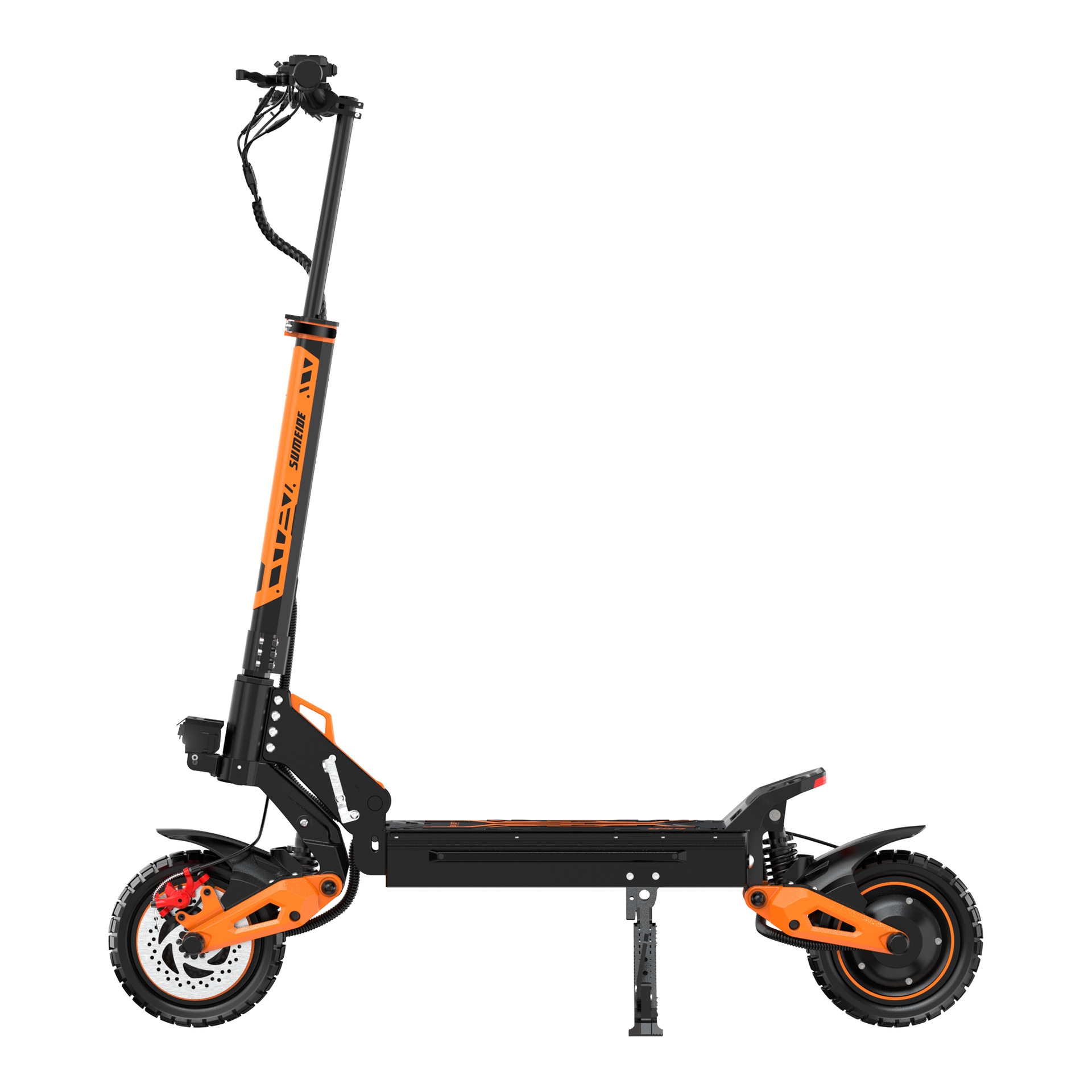 New adult foldable electric scooter with high power, long battery life, portable mini two-wheeled electric vehicle