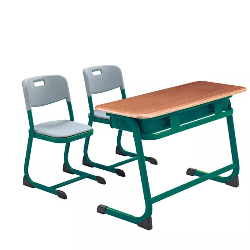 Student furniture for students double student desk and chair