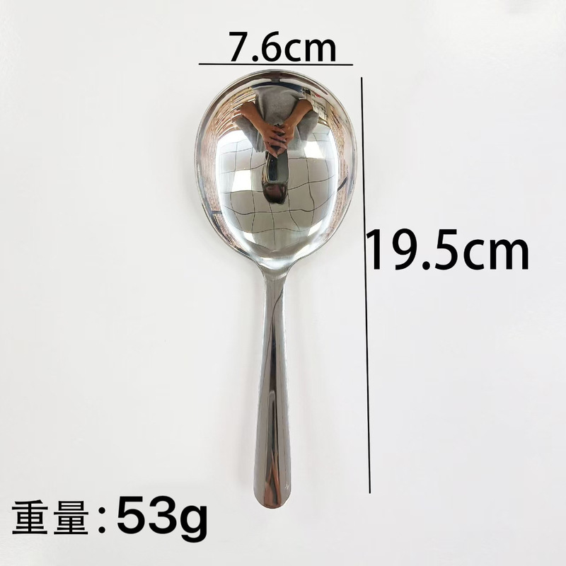 ステンレス製の短柄大頭スープスプーン、ホテルサービングスプーン、家庭用深め小麦粉スプーン、麺スプーン、パウダースプーン|undefined