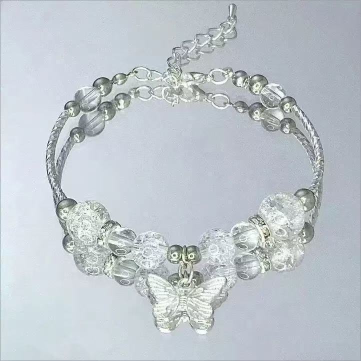 超仙爆款蝴蝶结手链轻奢小众高级感串珠手串甜美气质百搭手饰合集|undefined