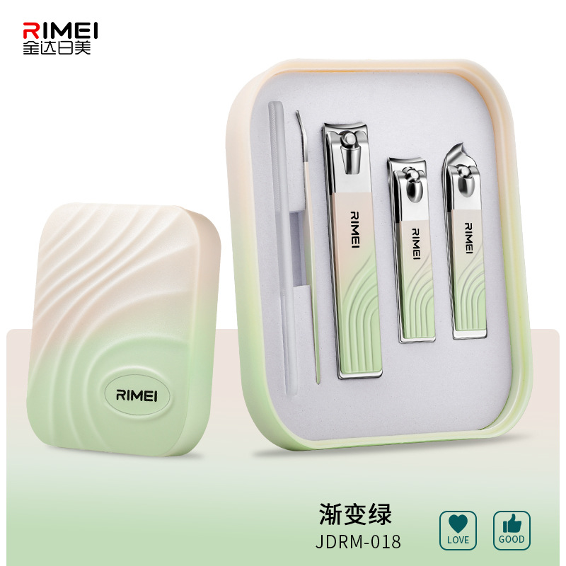 Nail clipper set inclinado manicuras cortadoras de uñas trench damas al por mayor Jinda Rimi Uña Beauty set portátil image 7