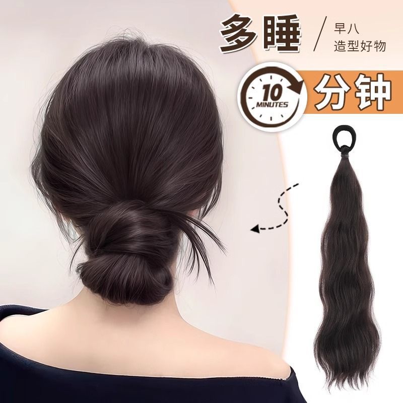 Peruca de pelo de anillo de pelo de pelo de simulación de pelo de pelo de bola de cabeza de brotes de flores de cabeza de pelo de disco de pelo flojo de artefacto de pelo de pelo de haz de pelo