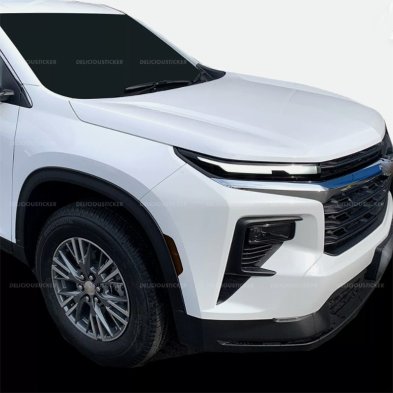 Aplicable a Chevrolet 2024 - 2025 delantero y trasero reflector de película de lámpara de vinilo cubierta de humo de tinta de decalca