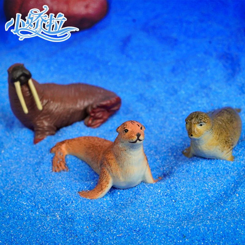 Morsa Ártica, León Marino, Foca, Adornos de Paisajismo, Decoración de Acuarios, Oso Polar Simulado, Nuevo Modelo, Juguetes al por Mayor, Transfronterizo