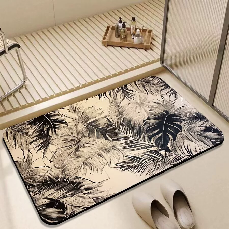 Мягкие диатомовые грязевые коврики для ванной комнаты всасывание напольных ковриков для туалета в кухне