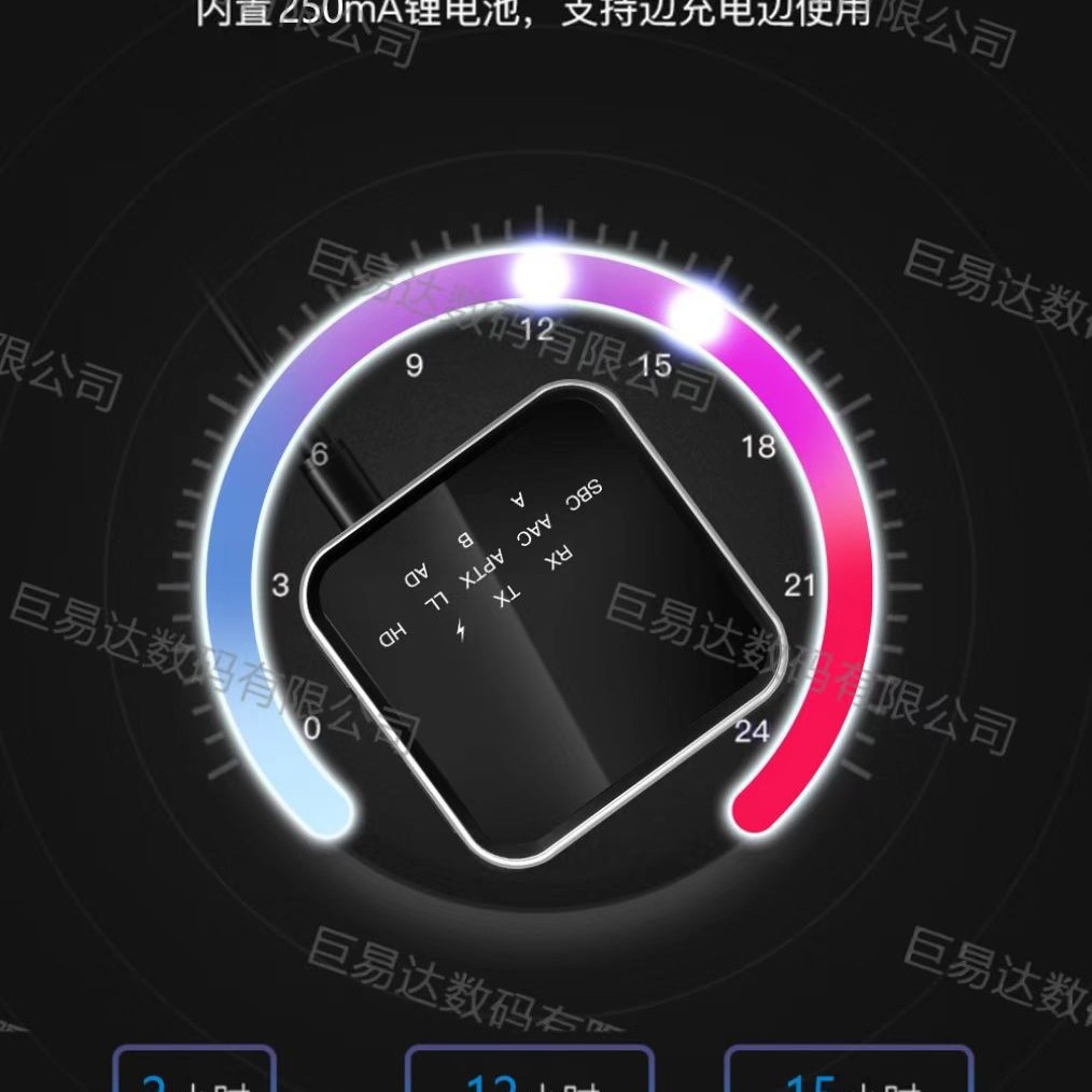 Receptor y transmisor de audio Bluetooth 5.2 nuevo de 2022, transmisor de TV para automóvil AptxAdaptive, dispositivo Bluetooth