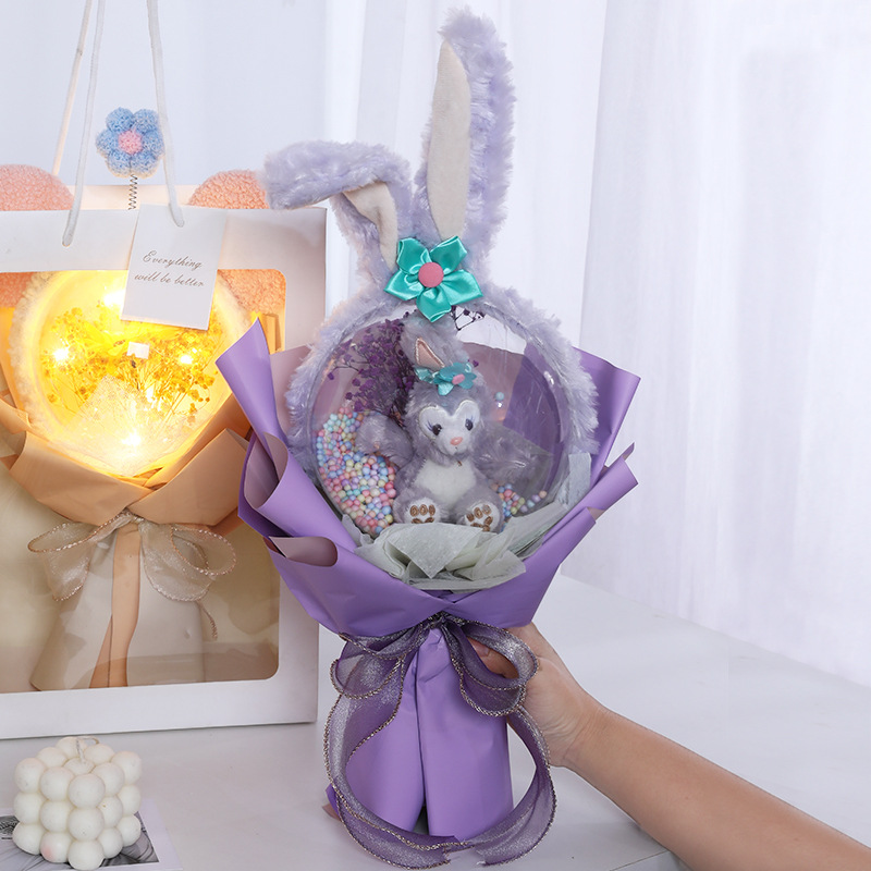 Popstar Immortal Star Bouquet Preschool Handheld Doll Gift Bouquet for Teacher Christmas Gift
