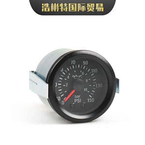 52mm Universal Mexaniki Yağ Təzyiq Göstəricisi Bar/Psi İkili Şkalalı Npt 1/8