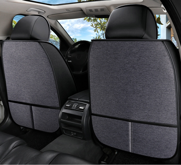 Factory Direct Sales Breathable Linen All-Season Wear-Resistant and Dirt-Resistant Full-Cover Linen Car Seat Cushion and Car Seat Cover