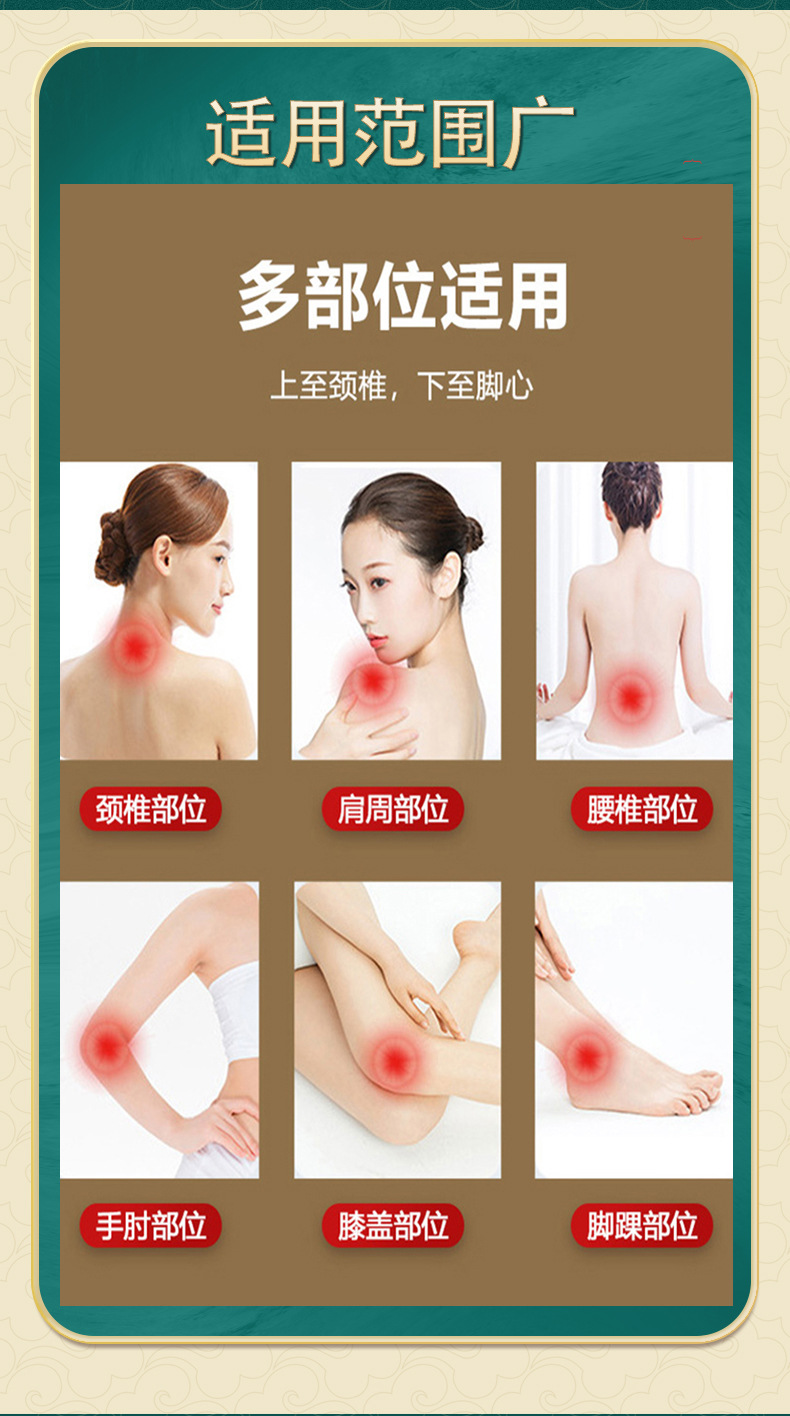 Jiu Du Zhui Feng Herbal Pain Relief Patch for Neck Shoulder Waist and Leg Joint Discomfort 8 Patches per Box preparation