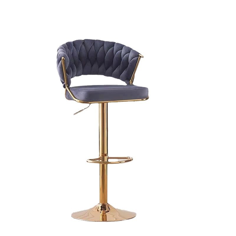 Silla de bar moderna y simple, silla giratoria de cajero, silla de recepción elevada, silla de bar elevable, taburetes altos image 5