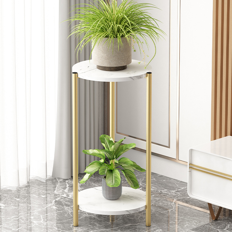 Modern light luxury decorative living room wall-mounted shelf balcony minimalist succulent planter stand