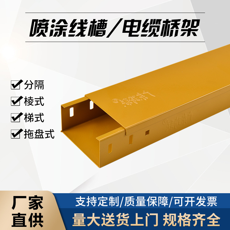 防火电缆桥架 现货样品耐火喷塑线槽金属热镀锌桥架厂家供应批发