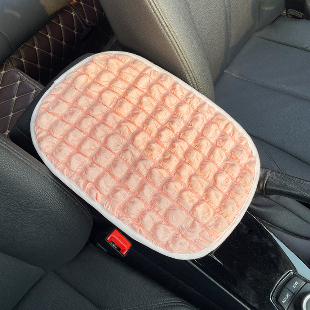 Car Armrest Box Mat, Cute Cartoon Car Interior Decoration, Central Armrest Cover, Car Armrest Box Mat, Universal Type