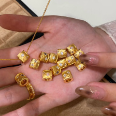 新商品の中古六芒星路通のネックレスの女性の軽豪華な高級感があります。