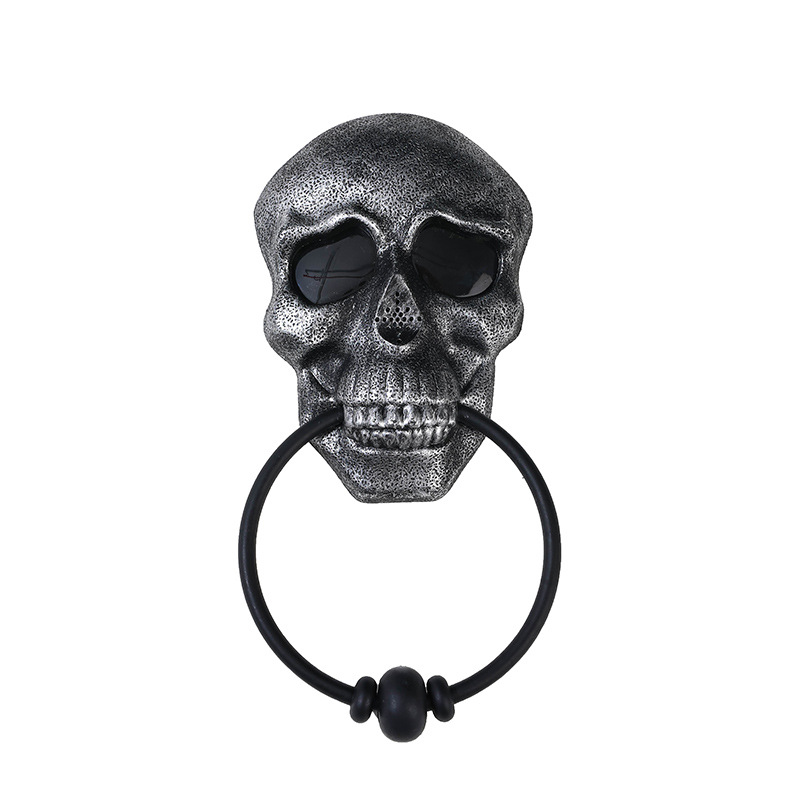 Halloween Horror Türklingel Geister Festival Totenkopf Trick Spielzeug Spukhaus Party Supplies Leuchtender Kürbis Totenkopf Türbehang_voghion.com