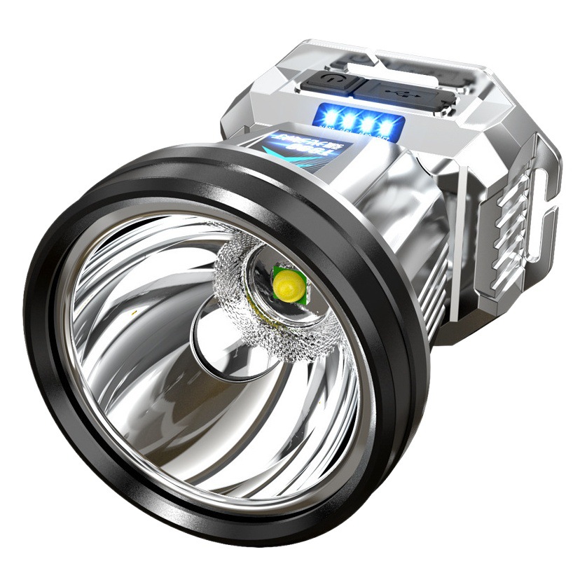 LED faro de luz fuerte súper brillante recargable linterna montada en la cabeza pesca nocturna trabajo en casa lámpara de minero campo tiro largo