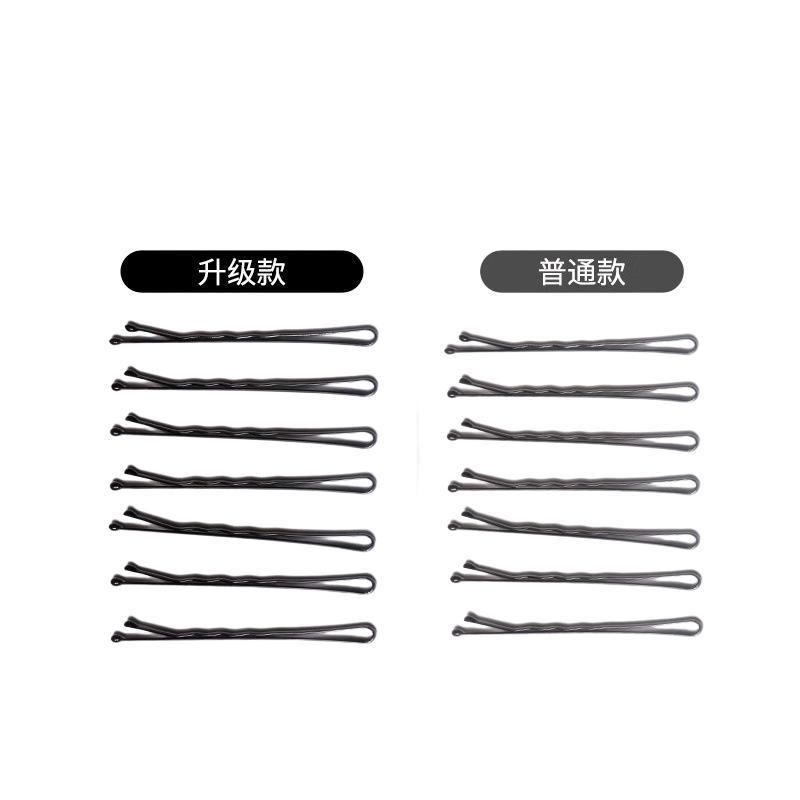 Black clip hairpin small black clip headdress hairpin broken hair side clip wave clip female fixed head hairpin 5
