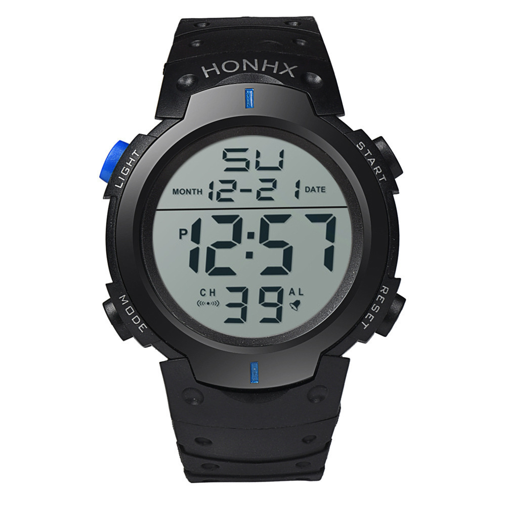 Honhx Multifunctional Digital Sports Multi-Function Watch Student Fashion Trendy Luminous Watch Men's Model 9001