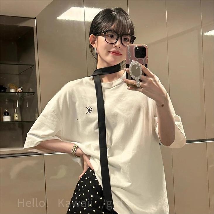 杨超越同款黑色波点丝巾女系脖高级感长款丝带领巾百搭发带配饰品|undefined