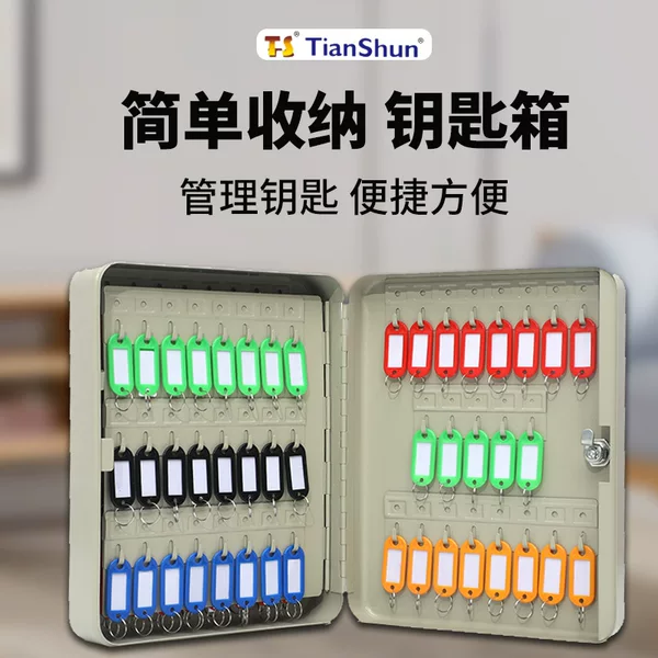 Wholesale Management Storage Key Box, Multifunctional Large Capacity Storage Box with Lock, Simple and Convenient with Key Tag