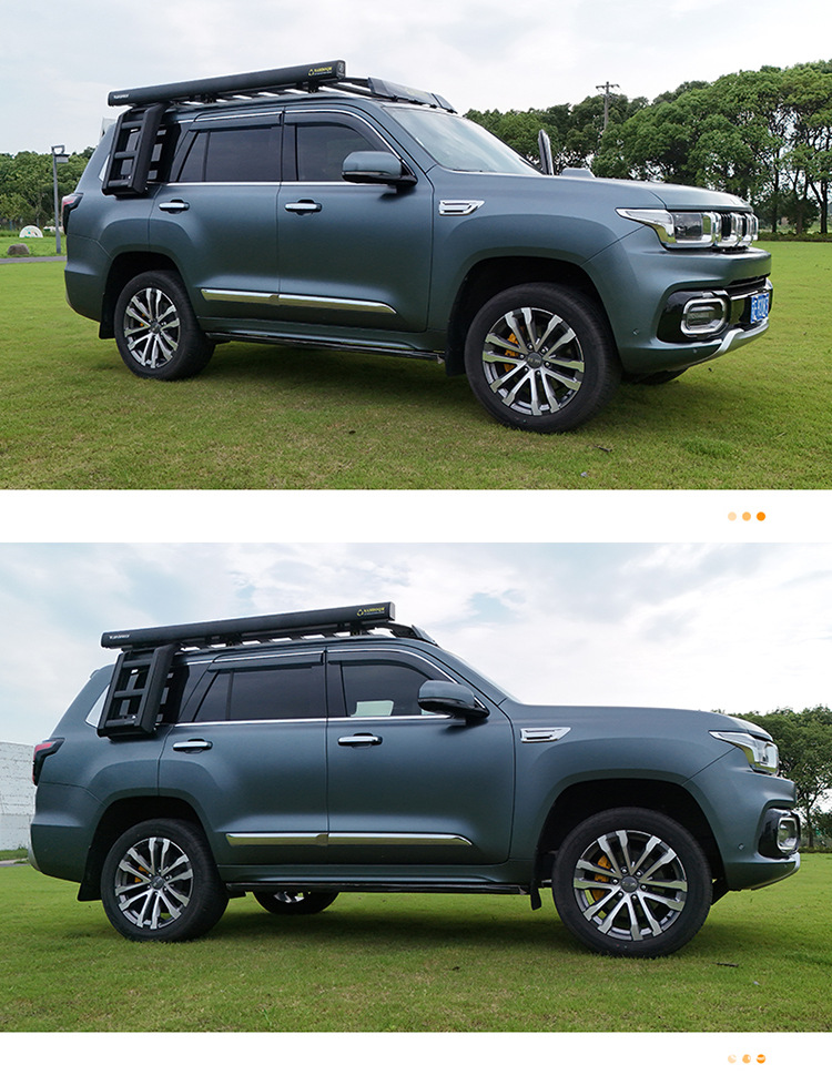 Beijing Bj60 Roof Rack Ladder Bag Mountain Curve Brand Non-Destructive Installation Roof Platform