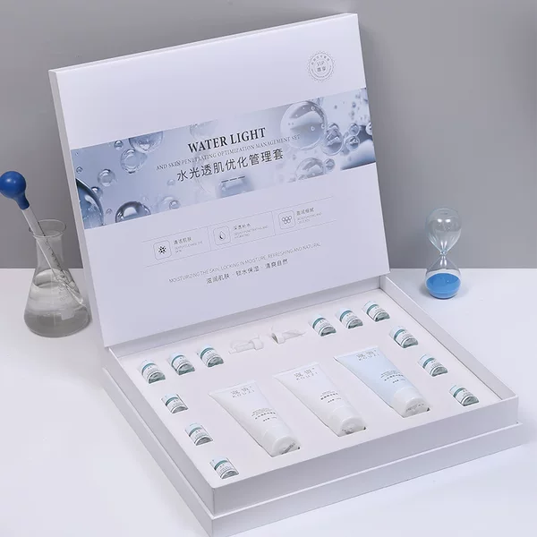 Beauty Salon Specializes in Water-Glow Facial Skin Care Product Sets, Hydrating, Rejuvenating, and Brightening Skin Tone, Genuine Products Wholesale Offline