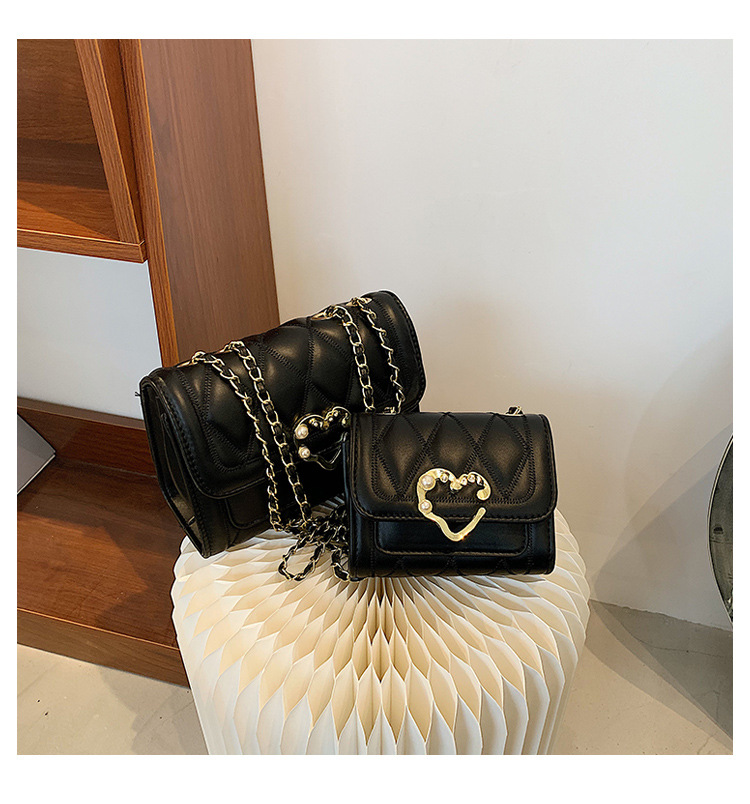 Wholesale Heart-shaped Buckle Messenger Shoulder Small Square Bag Nihaojewelry display picture 133