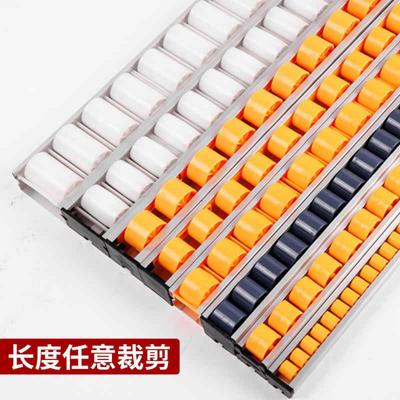 加强钣金流利条重型货架线棒滑轨铝合金滑轮轨道配件卸货神器其他