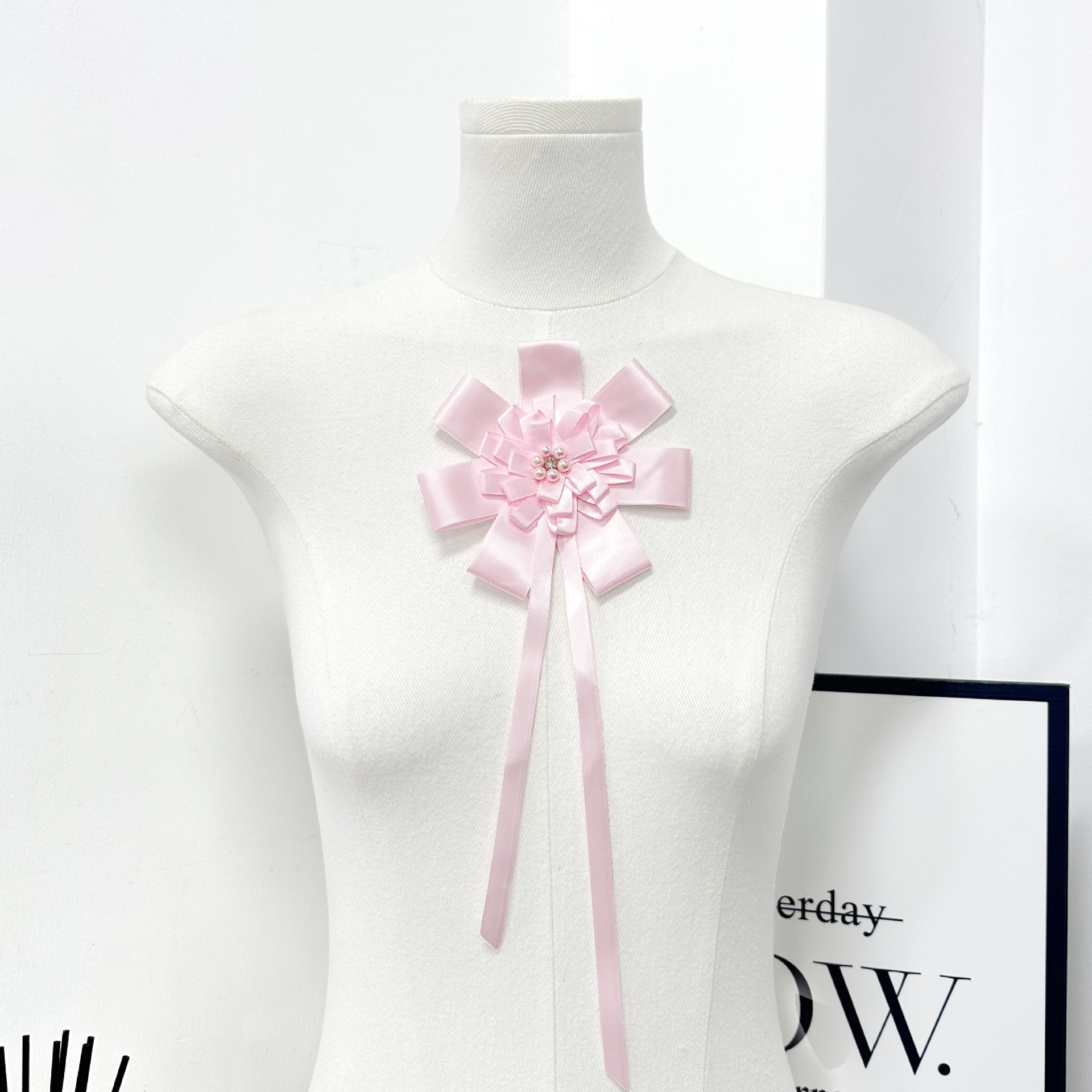Flores de Gasas para Accesorios del Cabello de Poliéster Hecho a Mano para Accesorios de Cabello y Ropa