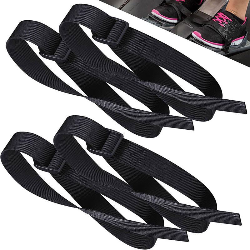 Fitness Rowing Machine Replacement Foot Strap Leg Exercise Ellipsometer Pedal Strap Nylon Fitness Accessories Bundled Strap