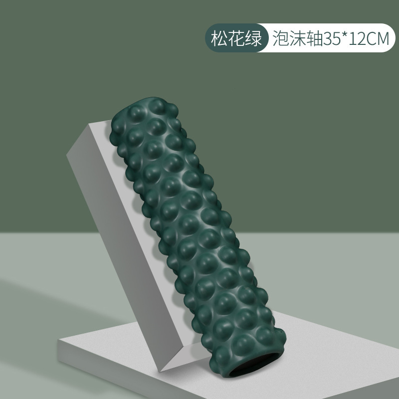 狼牙棒中実フィットネス器材泡軸筋肉リラックスマッサージローラー痩せ足神器langyaヨガ柱|undefined