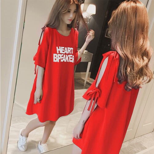 2025 European and American Style Bow-Knot Letter T-Shirt for Women: Off-Shoulder, Hollowed-Out Design with Lace Trim – Trendy Style
